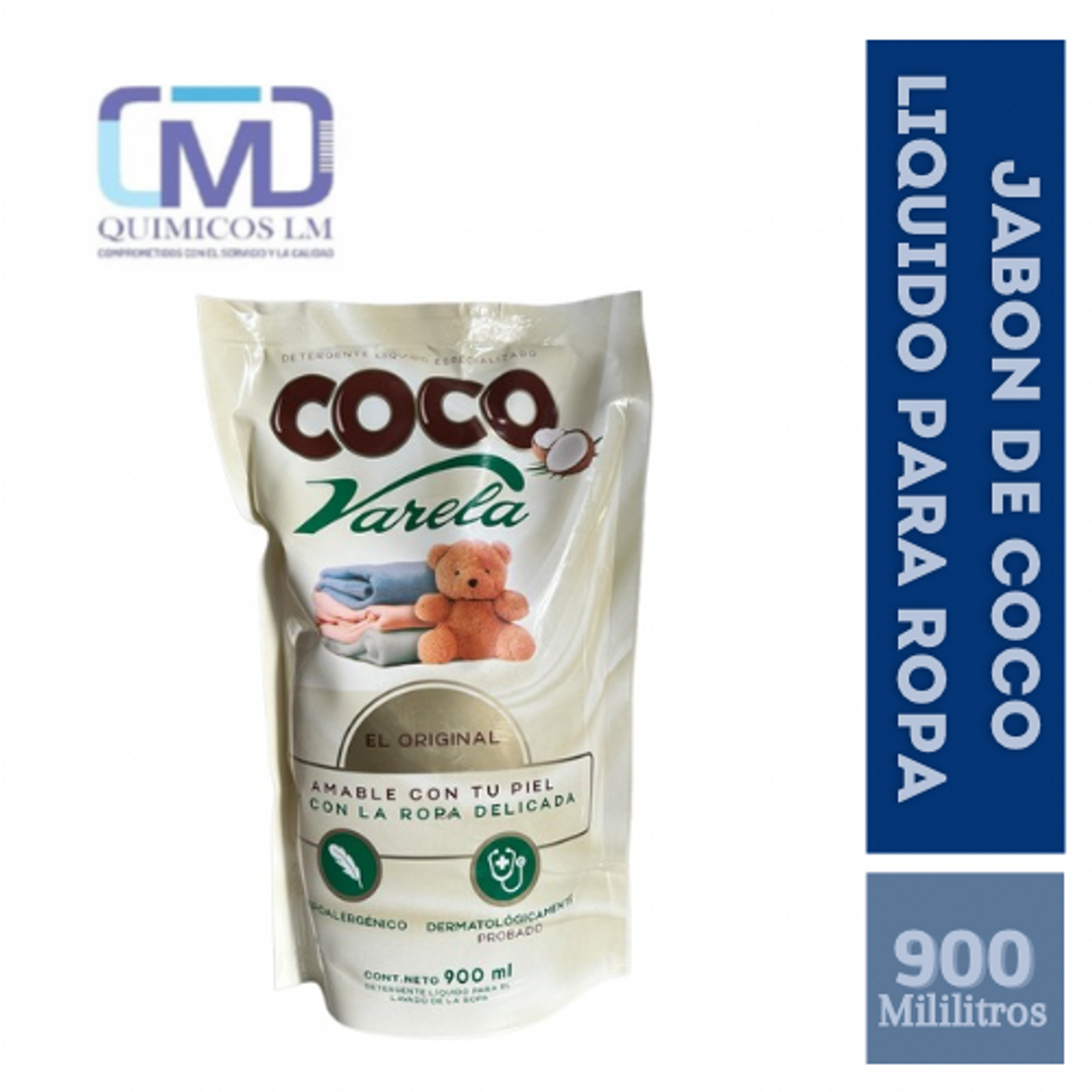 JABÓN LÍQUIDO PARA ROPA/ COCO 900ml
