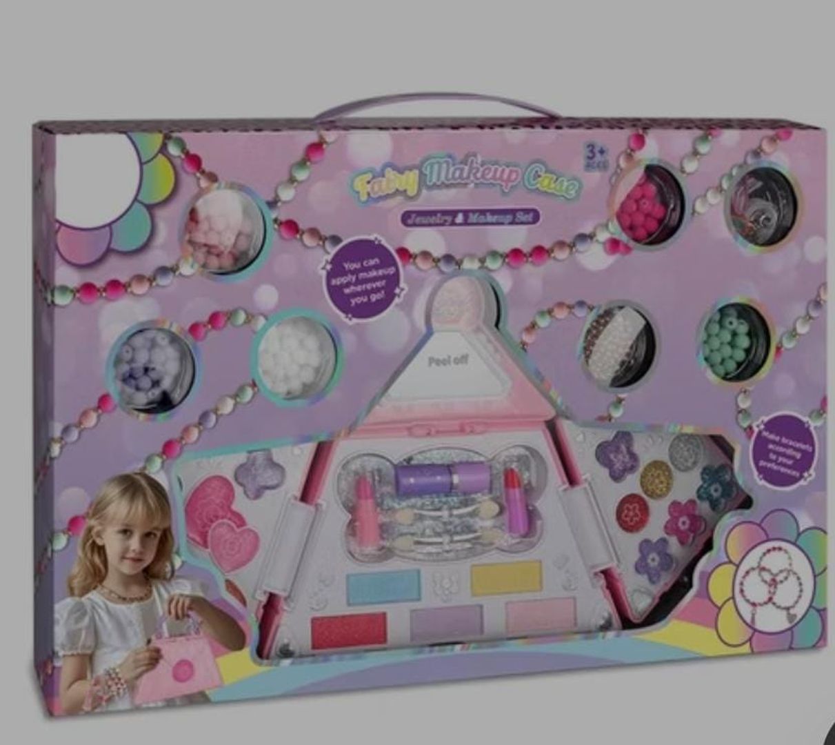 BOLSO MAQUILLAJE BOTON 