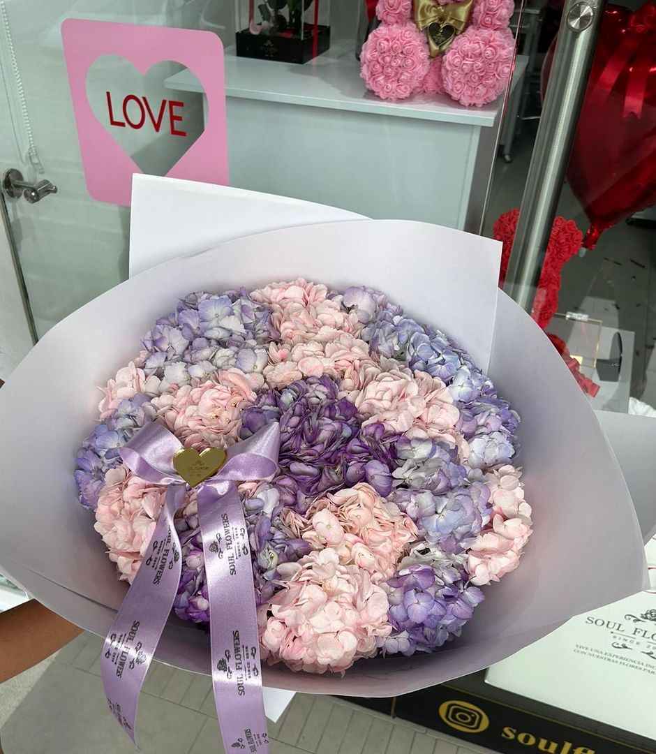 BOUQUET HORTENSIAS 