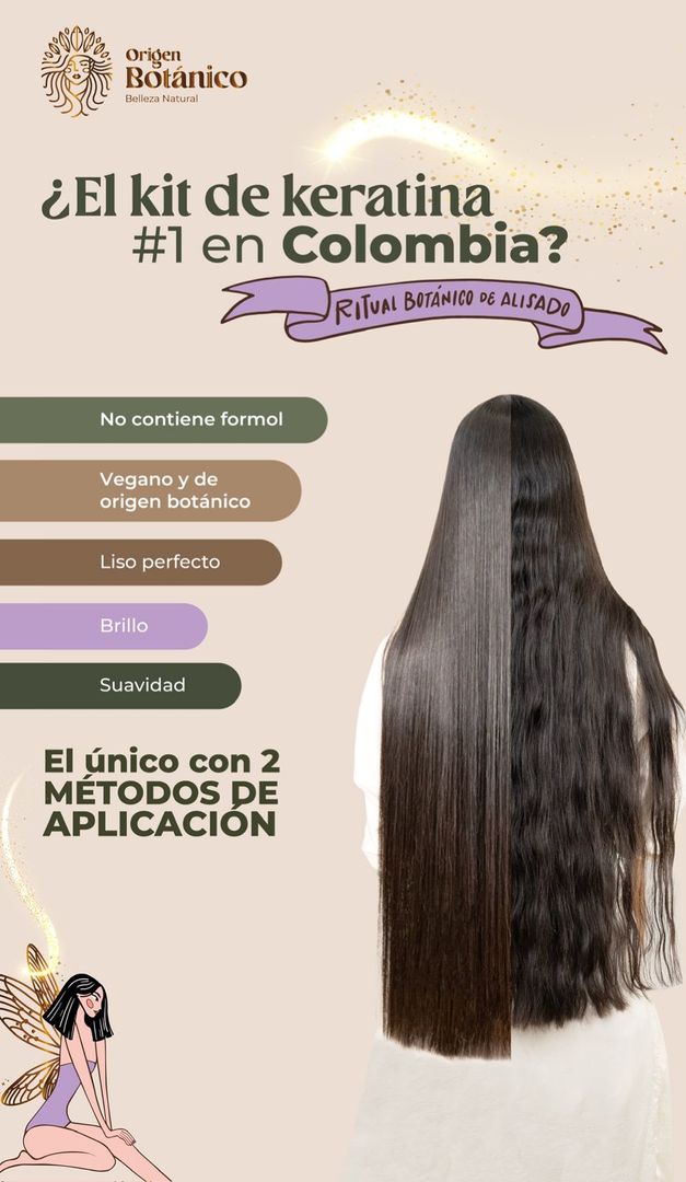 Kit de keratina evolución Origen Ritual Botanico 