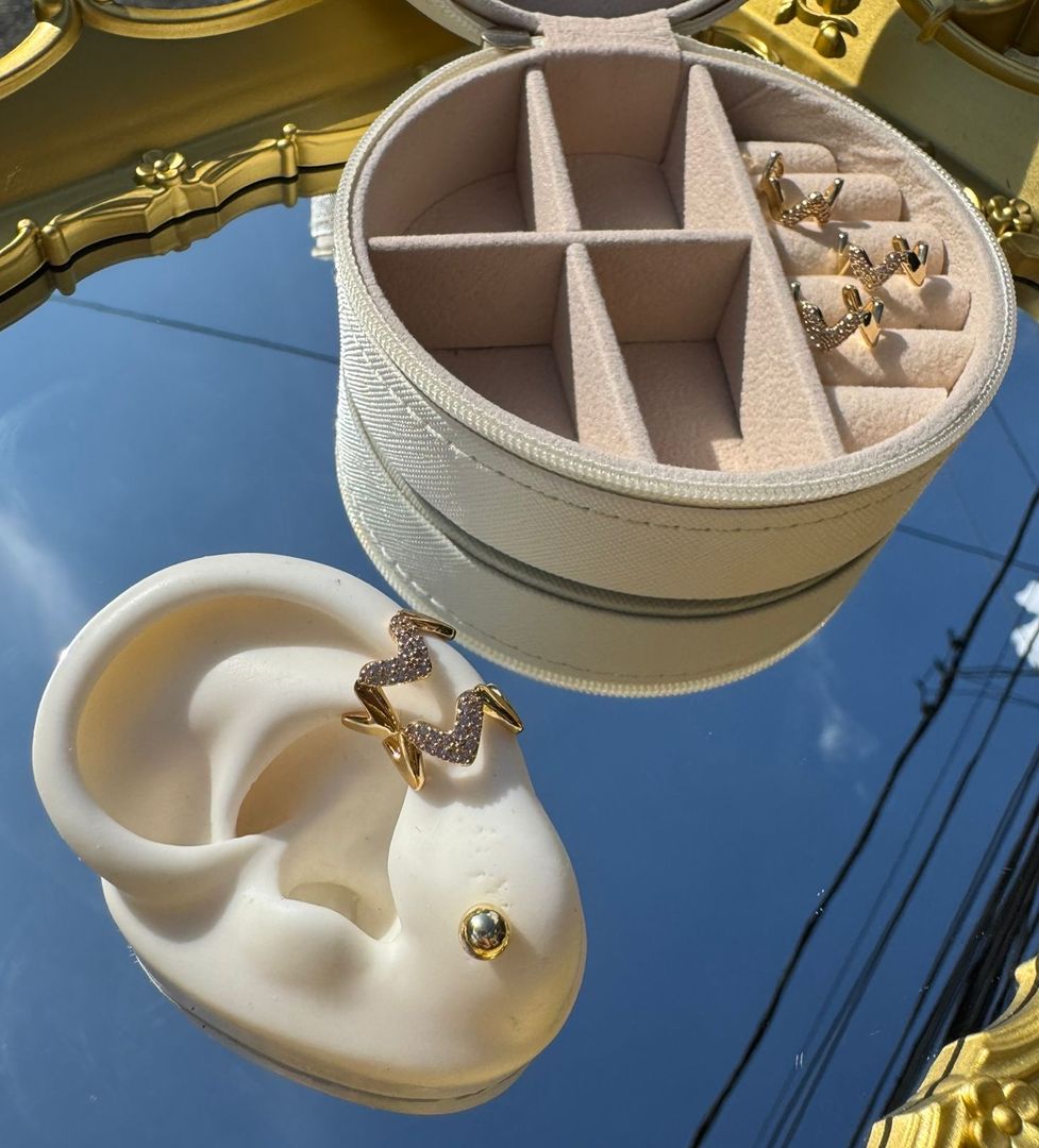 Ear cuff rodio 