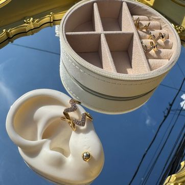 Ear cuff rodio  - imagen 1