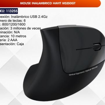 Imagen del producto MOUSE INALÁMBRICO HAVIT