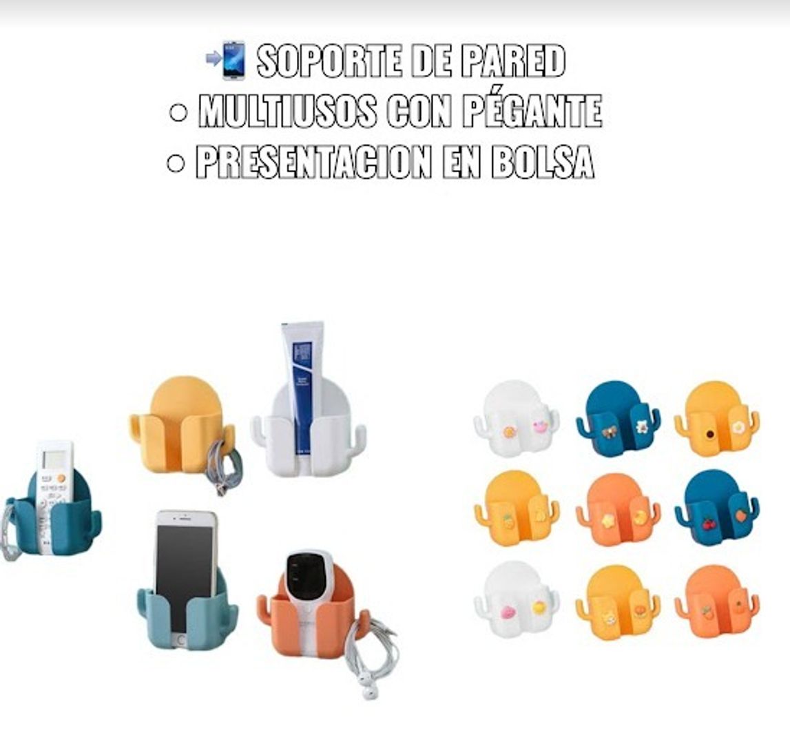 SOPORTE DE PARED MULTIUSOS