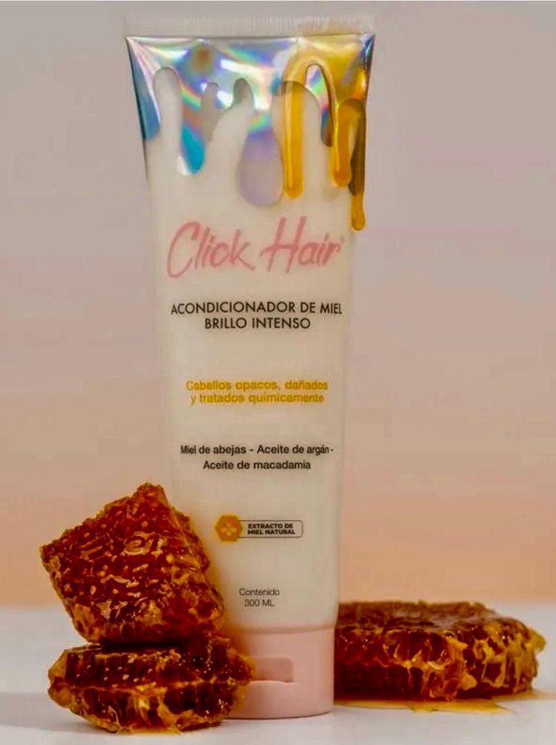CLICK HAIR ACONDICIONADOR DE MIEL BRILLO INTENSO