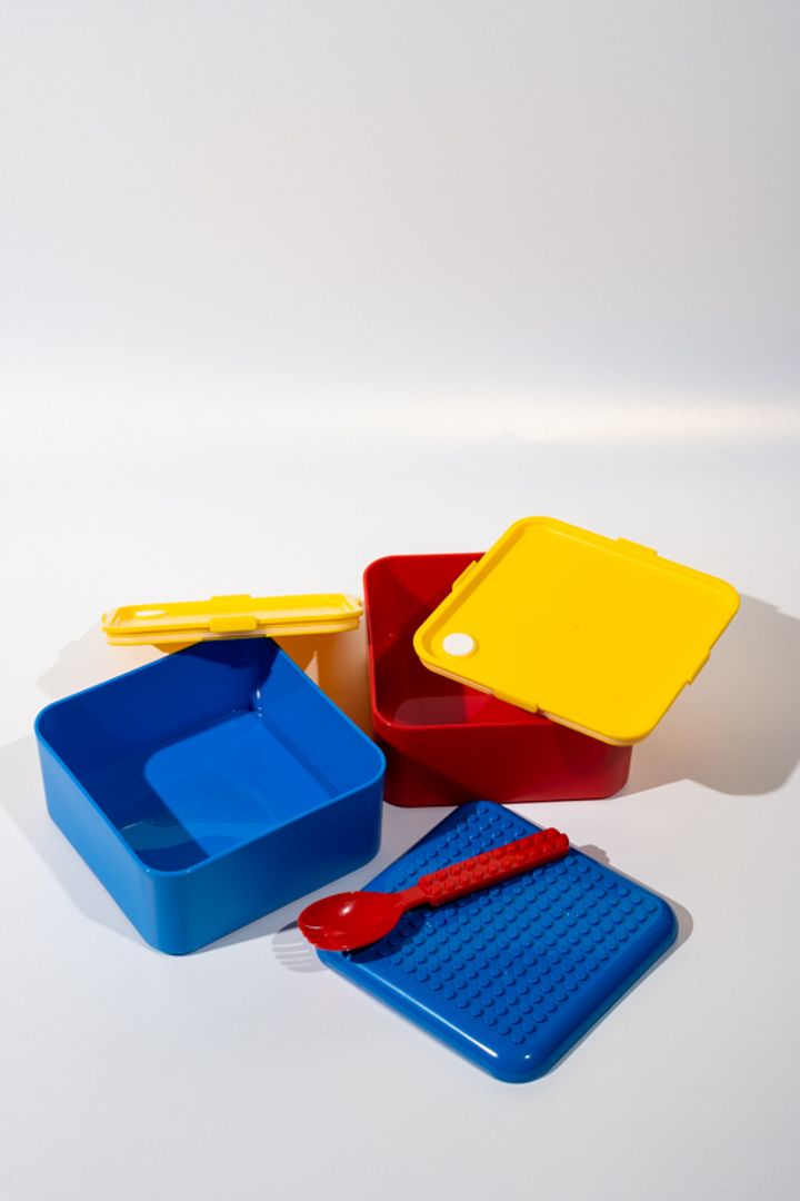PORTACOMIDAS LEGO CUADRADO