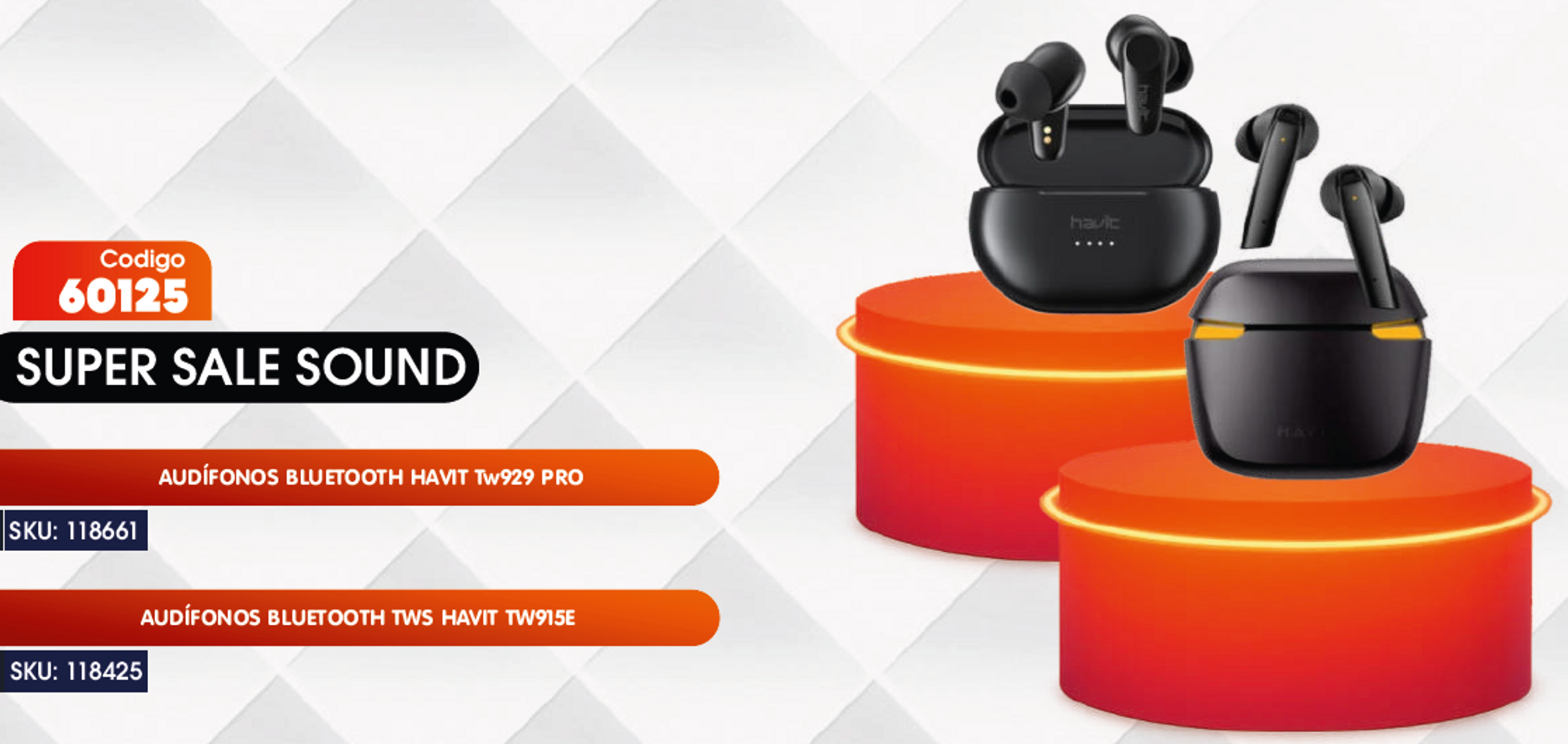 Audífonos Bluetooth Havit TW929 Pro