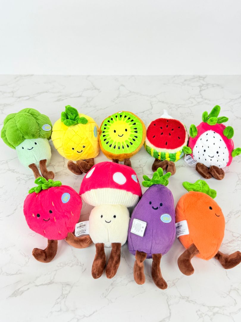 FRUTAS Y VERDURAS 18CM 