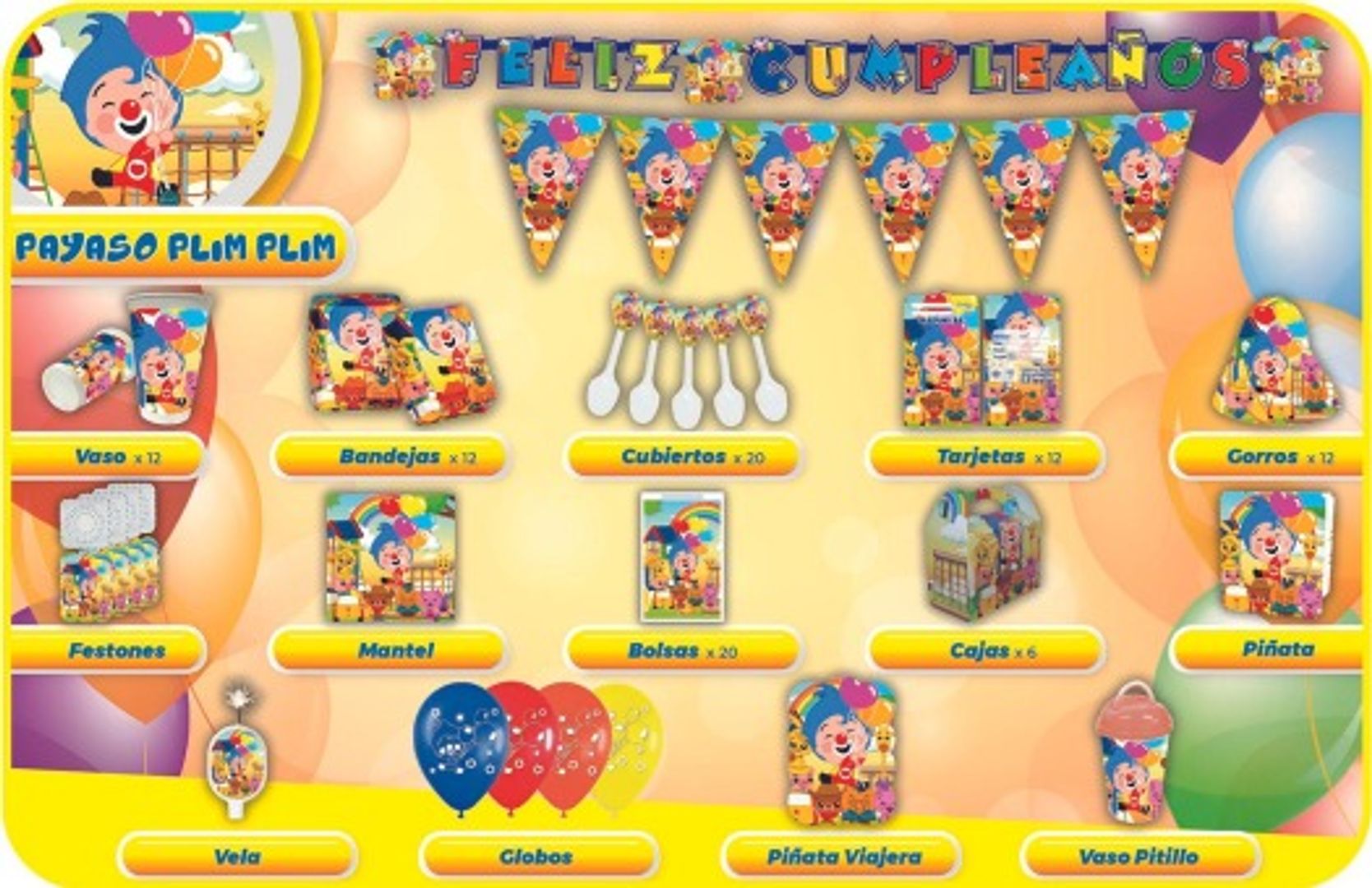 DECORACIÓN PLIM PLIM 