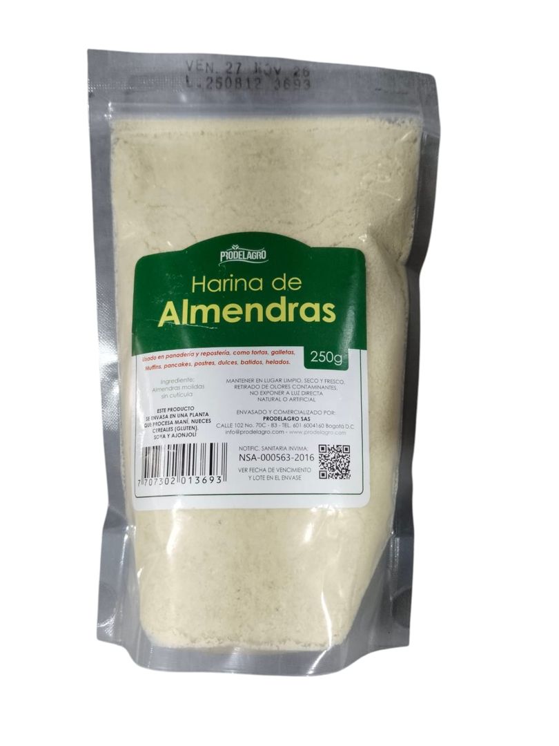 HARINA DE ALMENDRA PRODELAGRO*250G
