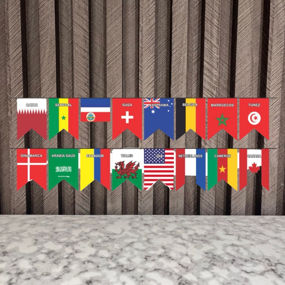 BANDERÍN PUNTAS x 16 