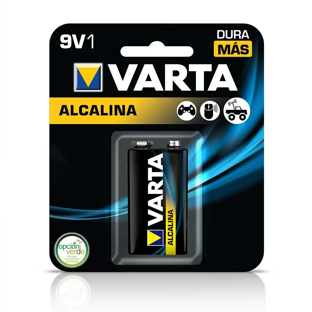 PILA VARTA 9V CUADRADA