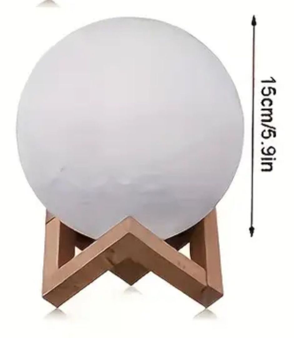 Lámpara de luna  de 15cm de diámetro