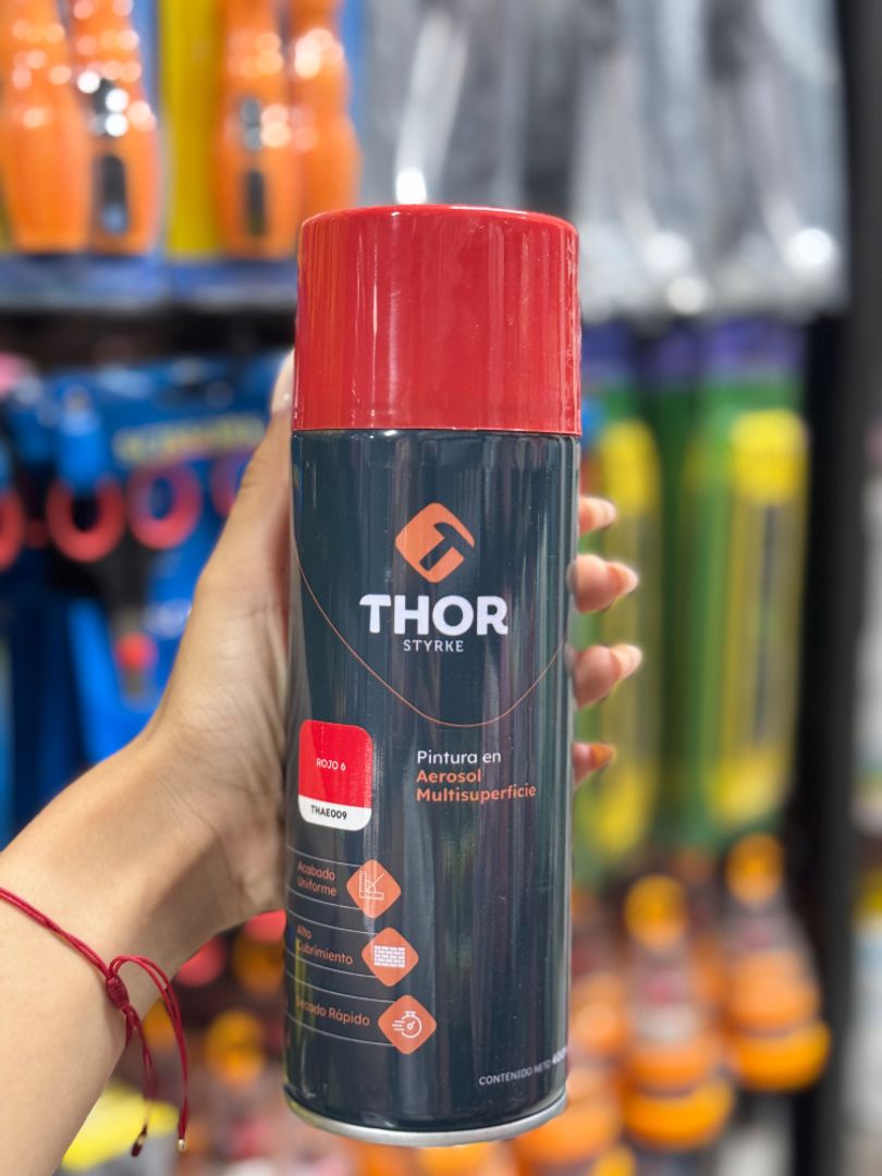 Pintura en Aerosol Multisuperficie Marca THOR