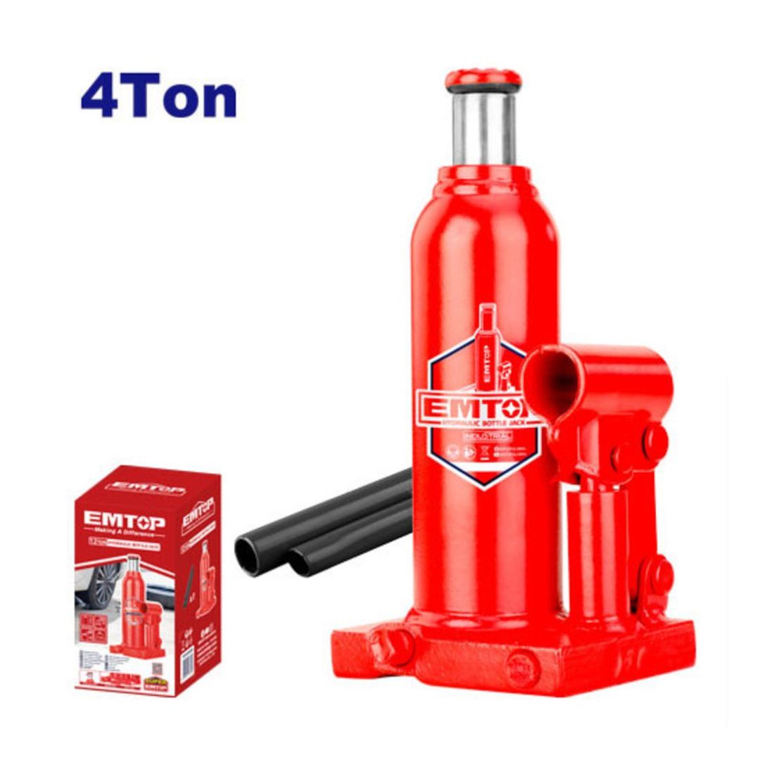 EMTOP GATO HIDRAULICO 4TON TIPO BOTELLA SUPER EMTOP