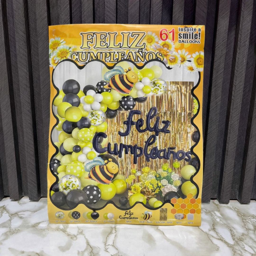 ARCO DE GLOBOS ABEJITA