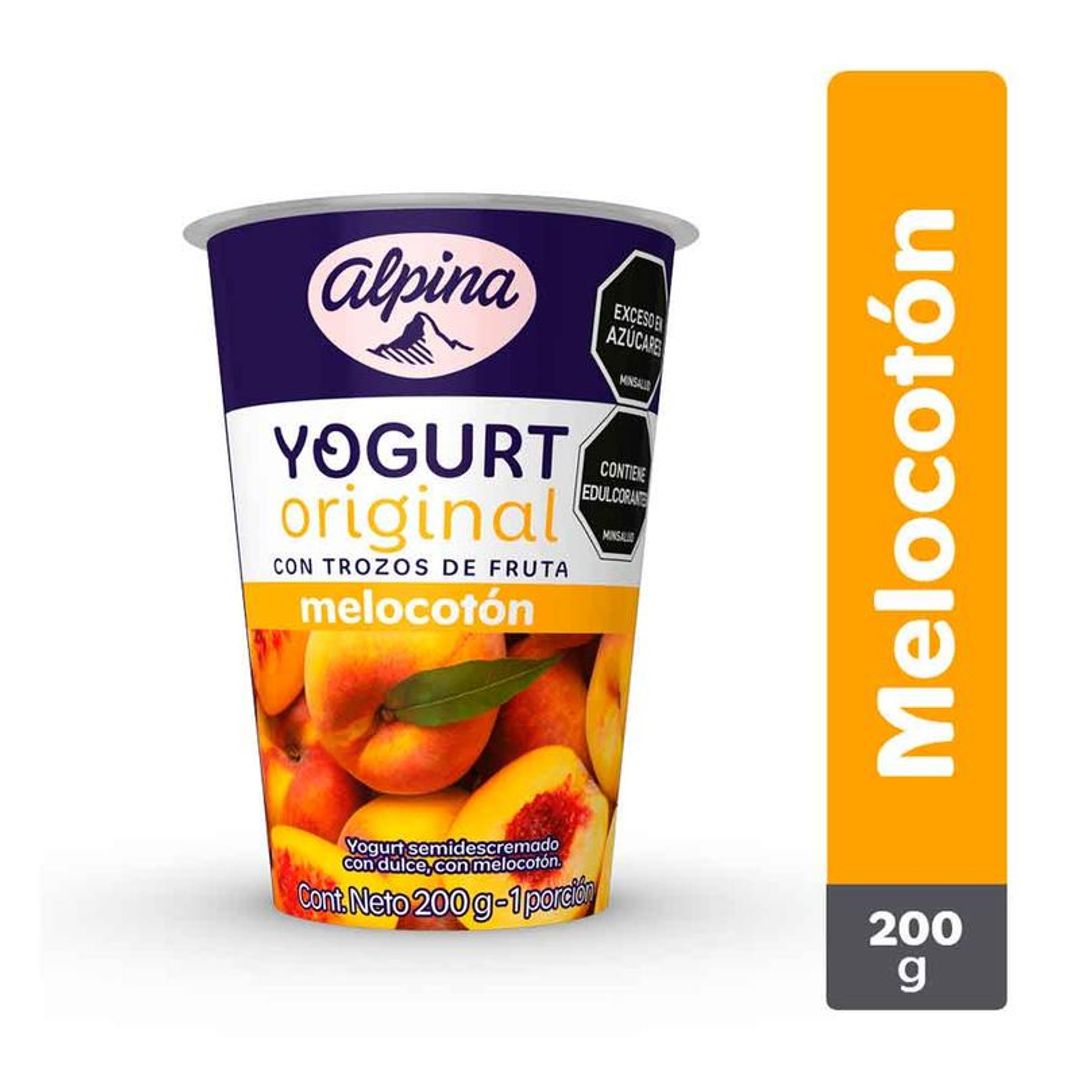 YOGURT MELOCOTON*200ML ALPINA
