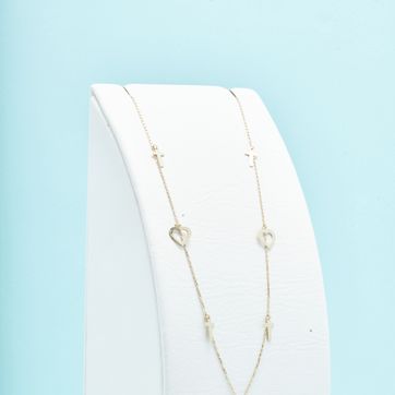 Imagen del producto CADENA ESPECIAL CORAZONES VACIOS