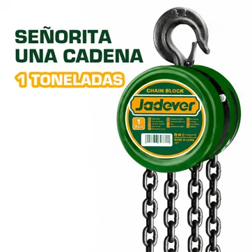 Imagen del producto SEÑORITA UNA CADENA 1 TONELADAS