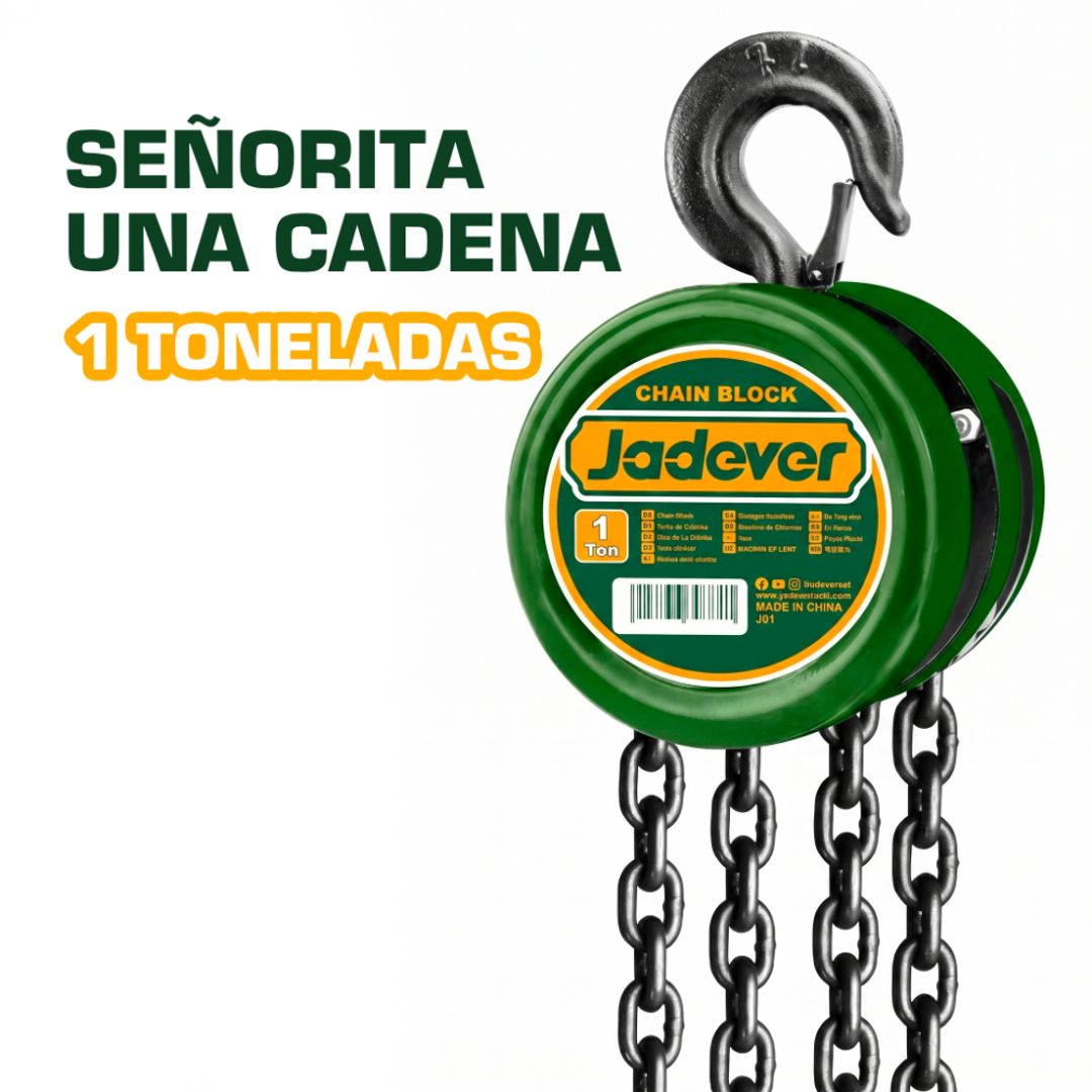 SEÑORITA UNA CADENA 1 TONELADAS