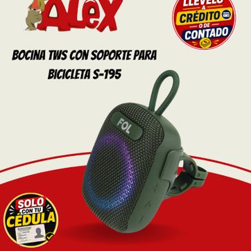 Imagen del producto Bocina TWS con Soporte para Bicicleta S-195