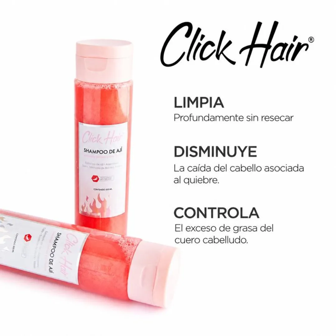Shampoo De Aji 300Ml Click Hair