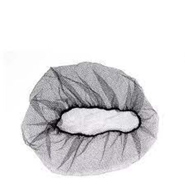 Imagen del producto     K. GORRO MALLA NEGRO PAQUETE X 100 UND 