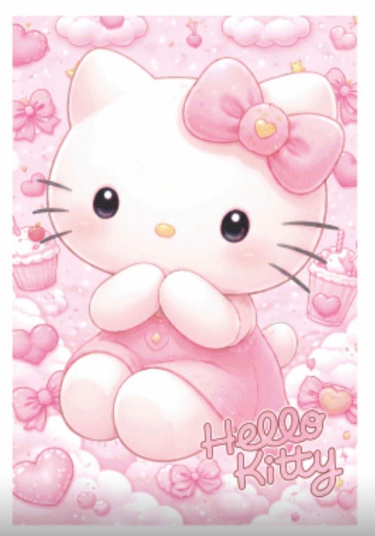 FONDO EN TELA HELLO KITTY 1 x 1.50 M 