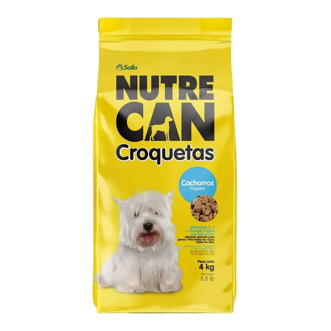 NUTRECAN CROQUETAS CACHORRO x 2 Kilos