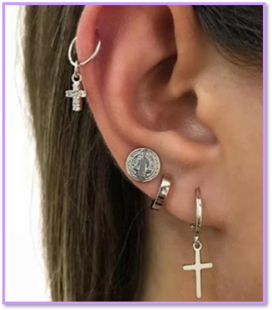 SET DE ARETES  X 4