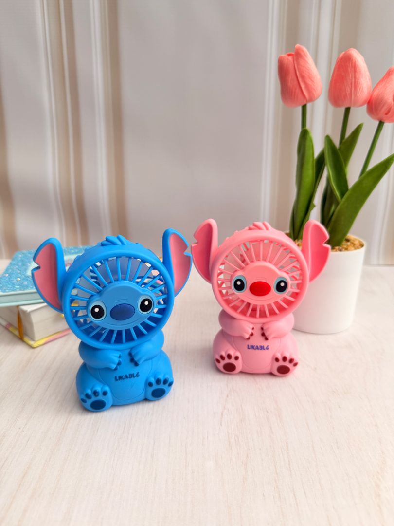 Mini ventilador stitch 