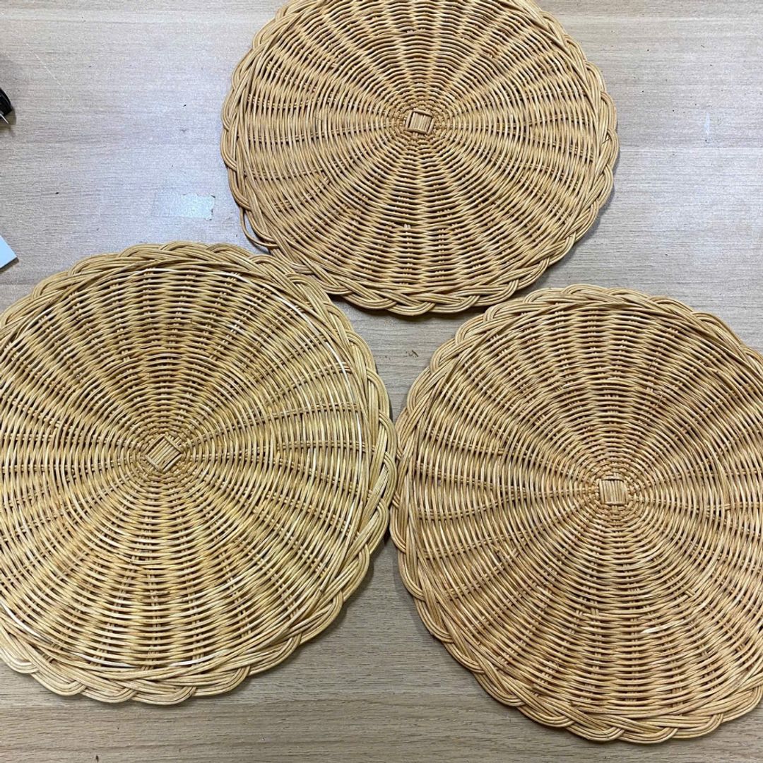 PLATO - ORILLO TRENSADO RATTAN