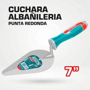 Imagen del producto CUCHARA ALBAÑILERIA PUNTA REDONDA 7"