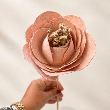 Rosa tela mediana  - imagen 1