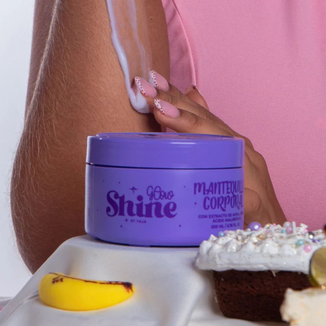 Mantequilla Corporal Morada glow shine