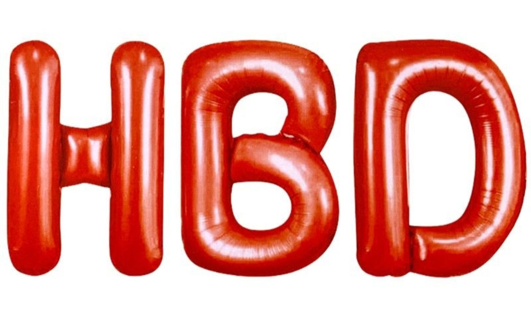 GLOBO FOIL HBD 18'  LETRA X LETRA SURTIDO