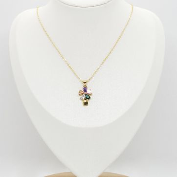 Imagen del producto COLLAR FLOR RODINADO