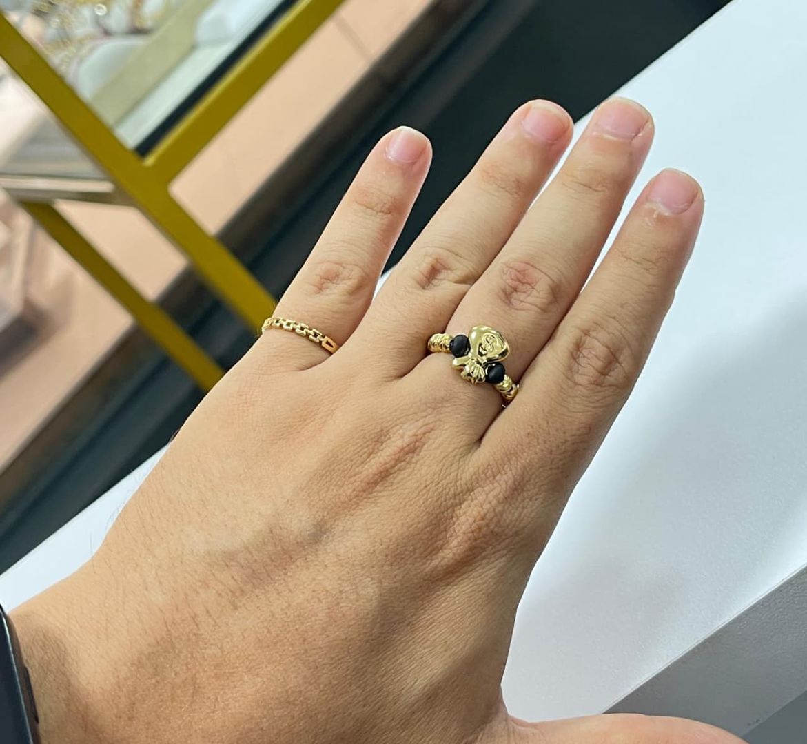 Anillo bolsa dinero balin italy 4mm