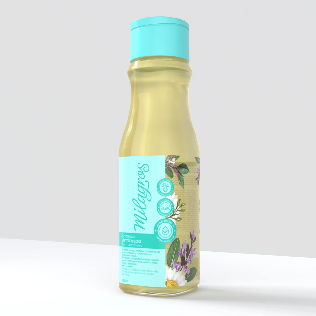 SHAMPOO ANTICASPA MILAGROS X 450 ML