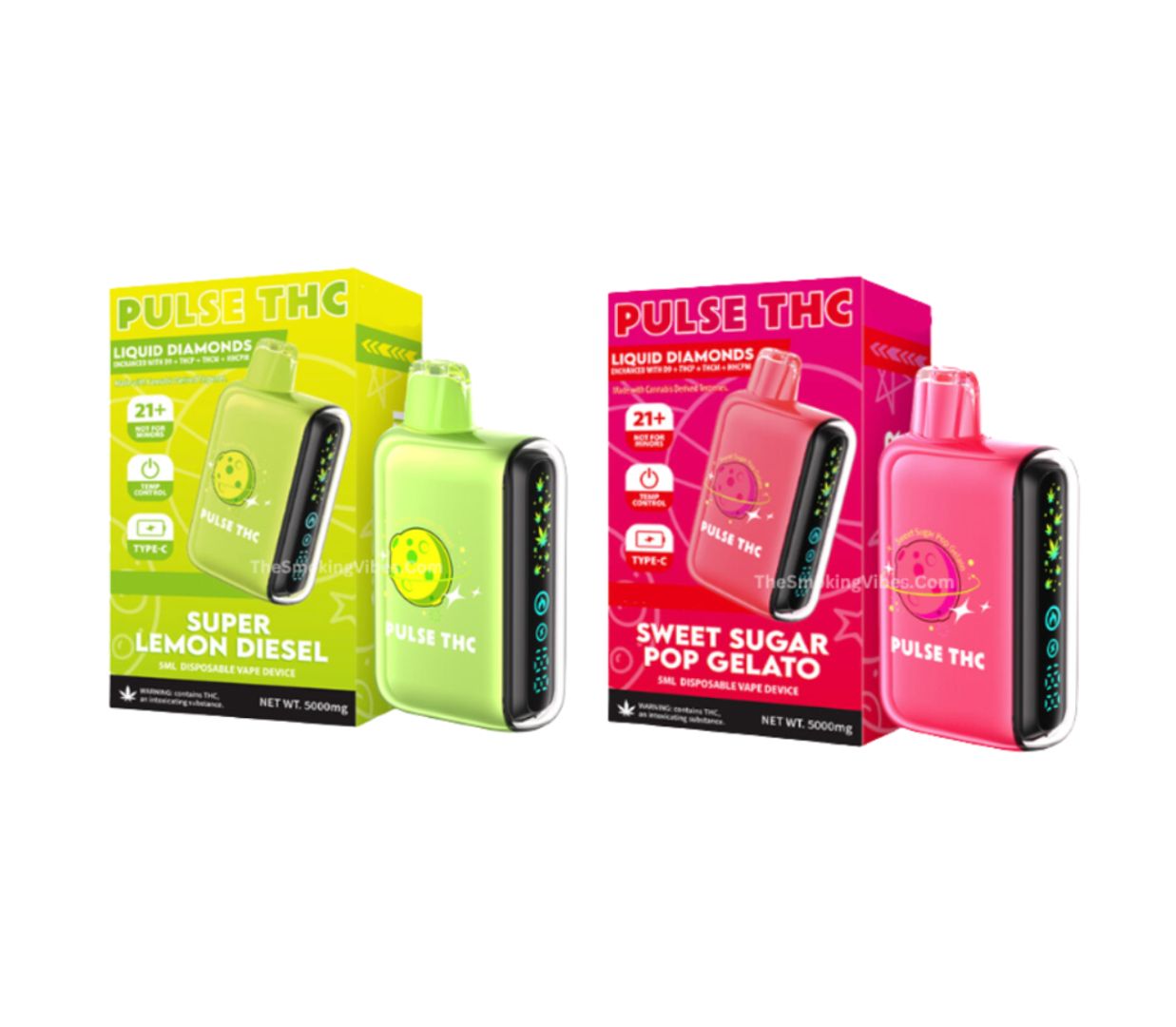 2 Geek Bar Pulse THC 5g