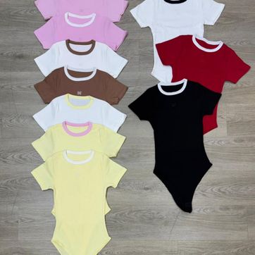 Imagen del producto Body Manga Corta Cuello Contraste