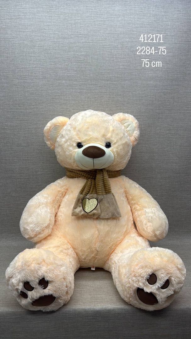 OSO CREMA CON BUFANDA 75 CM