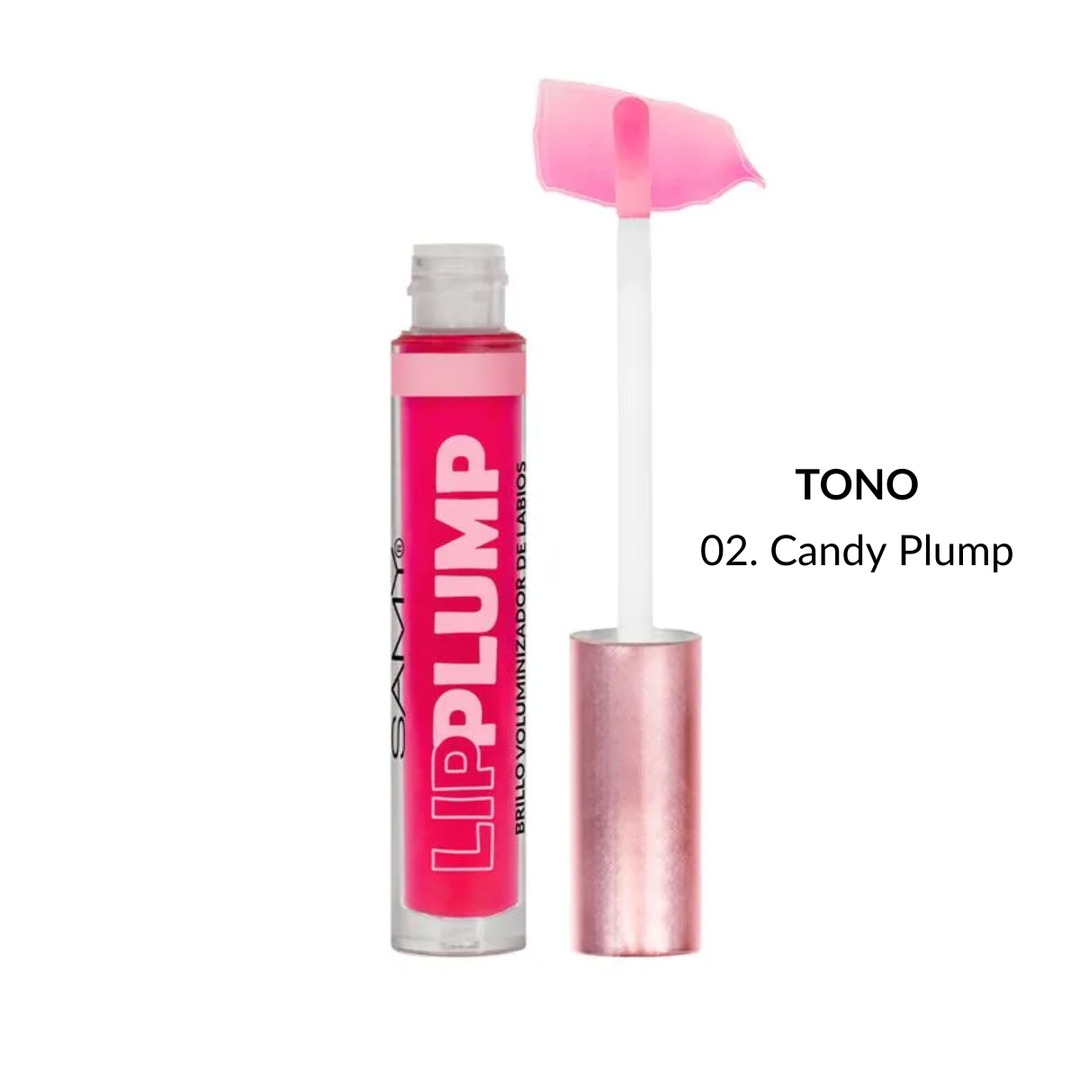 BRILLO VOLUMINIZADOR DE LABIOS SAMY # 01. PINKY PLUMP