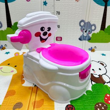 BACINILLA INODORO FELIZ FUCSIA - imagen 1