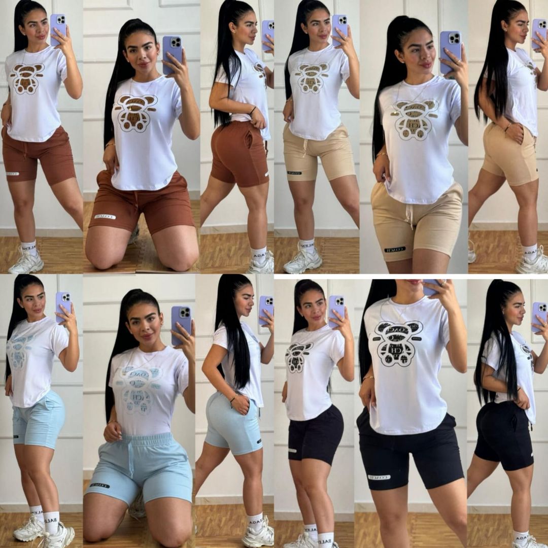 SET DE SHORT + CAMISETA 