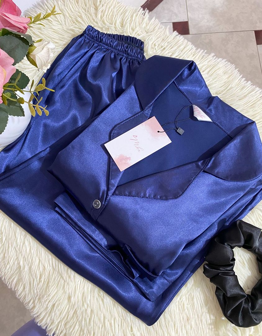 Set "Azul marino" / Seda 