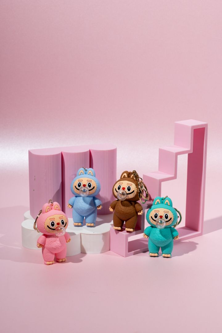 LLAVERO LABUBU BURBUJA