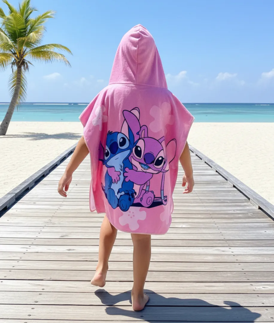 Toalla con capucha Stitch 