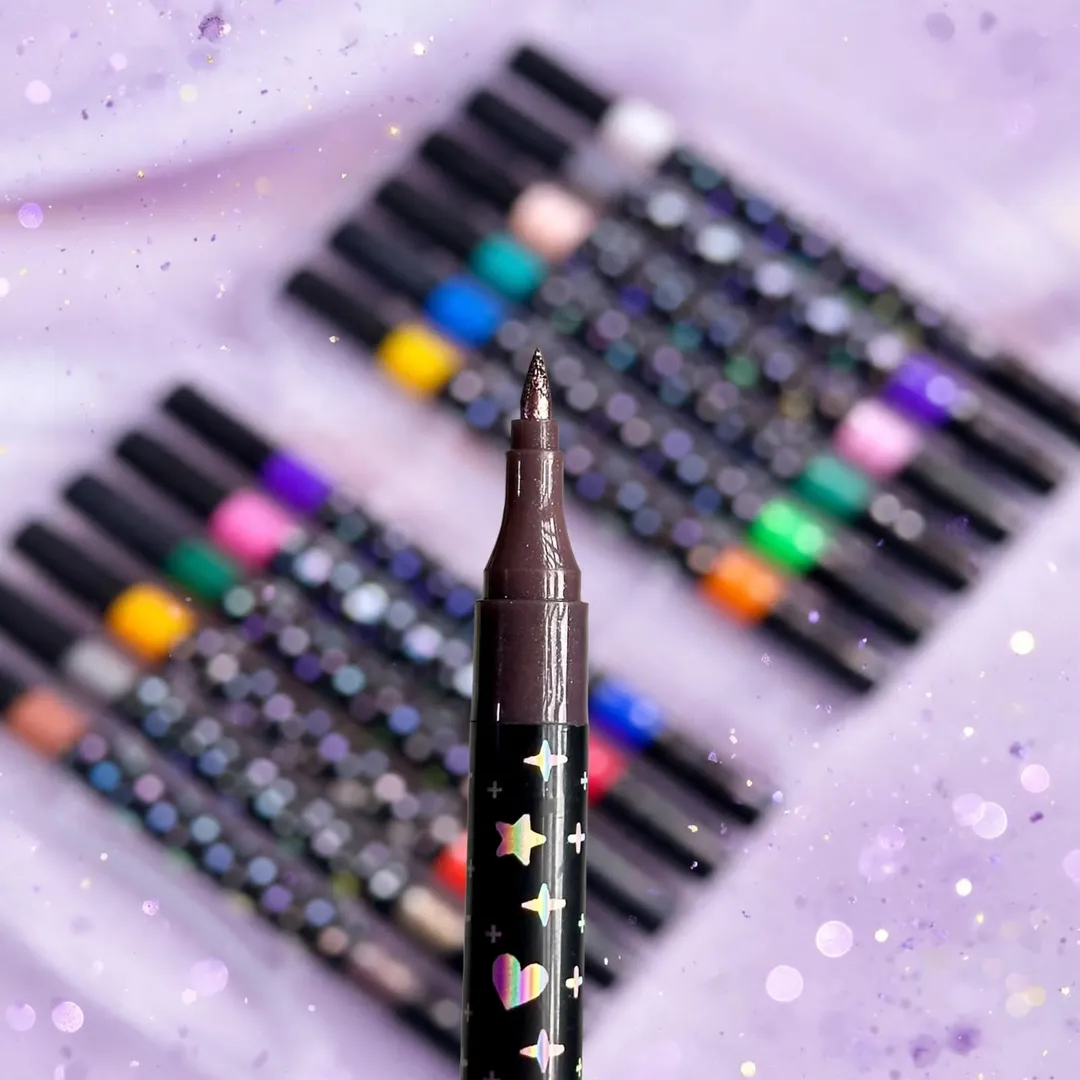 MARCADORES GLITTER GRAFITOS X12