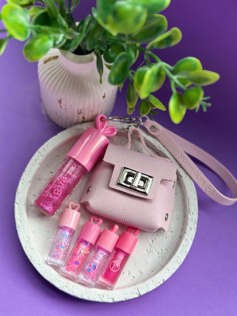 LIP GLOSS CON LLAVERO BOLSITO ML8268